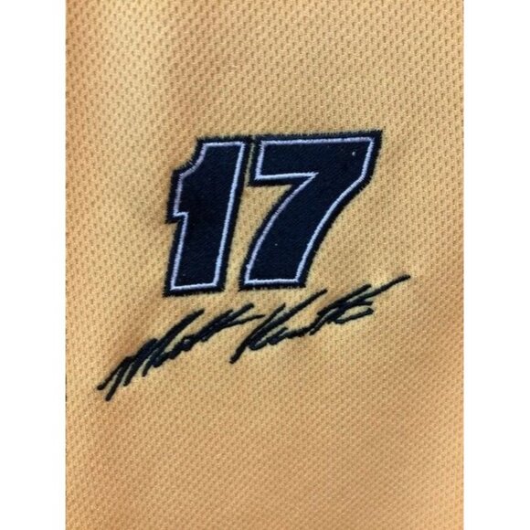 Chase Authentics Matt Kenseth DeWalt Racing Polo Shirt XL Yellow Embroidered - Picture 3 of 6